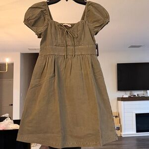 NWT‎ Lucky Brand Olive Mini Dress Size XS